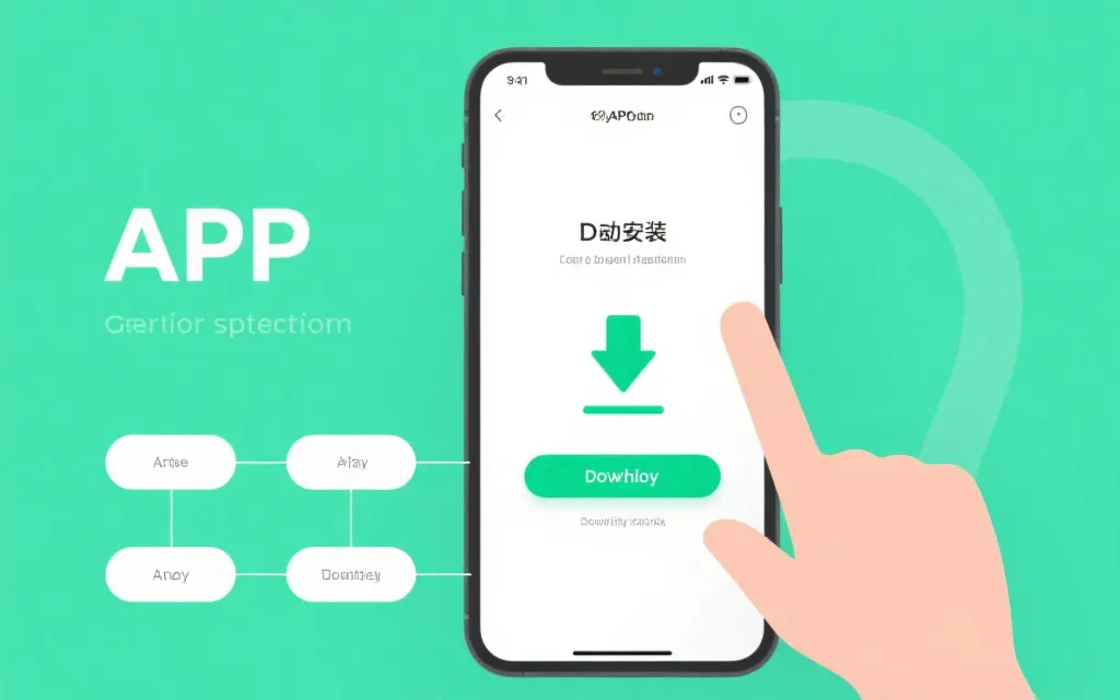 APP安装流程示意图